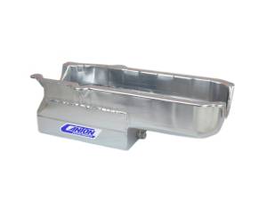 Canton Racing Products - Chevy Early Corvette SBC blocks stock style Canton Oil Pan - Silver - Image 2