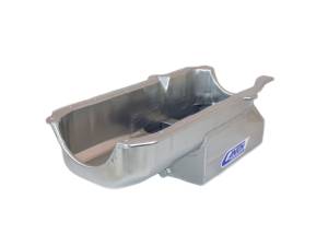 Canton Racing Products - Chevy Early Corvette SBC blocks stock style Canton Oil Pan - Silver - Image 3
