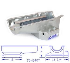 Canton Racing Products - Chevy Corvette Late-model 84-96 Canton Oil Pan - Silver - Image 5