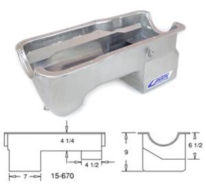 Canton Racing Products - Ford Mustang 351W Canton 7 Quart Rear Sump Oil Pan - Black - Image 5