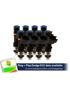 FIC 445cc High Z Flow Matched Fuel Injectors for Dodge Hemi SRT8 - Set of 8