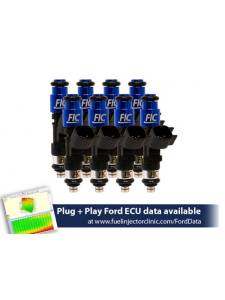FIC 650cc High Z Flow Matched Fuel Injectors for Ford Mustang GT 2005-2023 - Set of 8