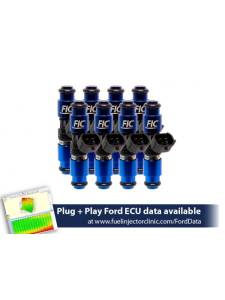 FIC Ford Fuel Injectors - Ford Mustang GT (87-04) & Cobra (93-98) FIC Fuel Injectors  - ASNU Fuel Injectors - FIC 1650cc High Z Flow Matched Fuel Injectors for Ford Mustang 1967-2004 - Set of 8