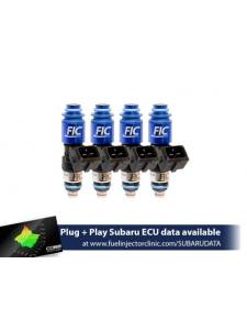FIC Subaru Fuel Injectors - Subaru STI FIC Fuel Injectors - ASNU Fuel Injectors - FIC 1650cc High Z Flow Matched Fuel Injectors for Top-Feed Converted Subaru Sti 04-06 & Legacy GT 05-06 - Set of 4