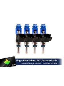 FIC 1440cc High Z Flow Matched Fuel Injectors for Top-Feed Converted Subaru Sti 04-06 & Legacy GT 05-06 - Set of 4