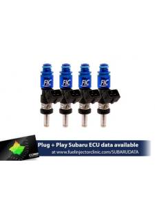 FIC 1200cc High Z Flow Matched Fuel Injectors for Subaru WRX 02-14 & STI 07+ - Set of 4