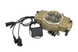 Holley - Holley Super Sniper Stealth EFI 4150 Self-Tuning Fuel Injection Master Kit 650 HP - Classic Gold - Image 3