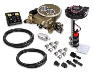 Holley Sniper EFI 2 BBL 2300 Drop-In Return Style Master Kit - Classic Gold
