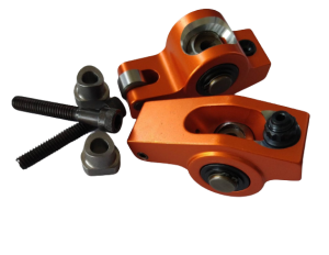 Harland Sharp Ford Roller Rockers - Harland Sharp Ford 3.6L V6 Pedestal Mount Roller Rockers - Harland Sharp - Harland Sharp Ford V6 82-08 3.8-4.2 8MM Adjustable Pedistal Mount Roller Rocker Arms, 1.8 Ratio