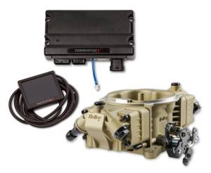 Holley Terminator X W/ Stealth 4150 4BBL For 4 Injectors - Gold
