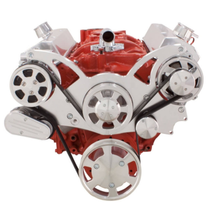 CVF Racing - CVF Chevy Small Block Serpentine System with AC & Alternator (All Inclusive) - Polished - Image 2