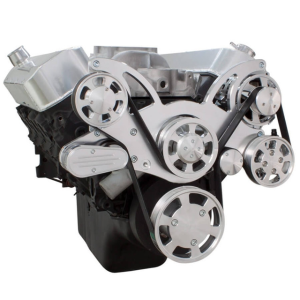 CVF Racing - CVF Chevy Big Block Serpentine System with Power Steering & Alternator (All Inclusive) - Polished - Image 3