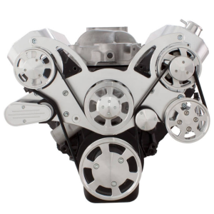 CVF Racing - CVF Chevy Big Block Serpentine System with Power Steering & Alternator (All Inclusive) - Polished - Image 2