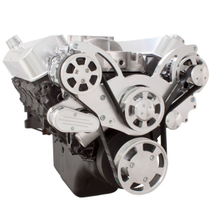 CVF Racing - CVF Chevy Big Block Serpentine System with AC & Alternator (All Inclusive) - Polished - Image 3