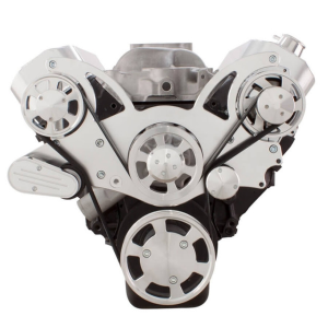 CVF Racing - CVF Chevy Big Block Serpentine System with Alternator Only (All Inclusive) - Polished - Image 2