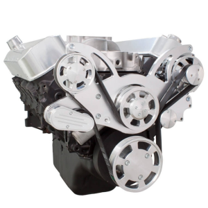 CVF Racing - CVF Chevy Big Block Serpentine System with Alternator Only (All Inclusive) - Polished - Image 3