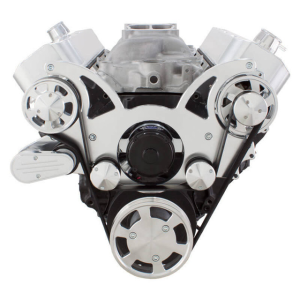 CVF Racing - CVF Chevy Big Block Serpentine System Alternator Only with Electric Water Pump (All Inclusive) - Polished - Image 2