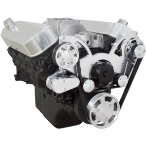 CVF Racing - CVF Chevy Big Block Serpentine System Alternator Only with Electric Water Pump (All Inclusive) - Polished - Image 3