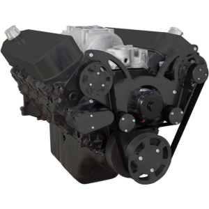 CVF Racing - CVF Chevy Big Block Serpentine System Alternator Only with Electric Water Pump (All Inclusive) - Black - Image 3