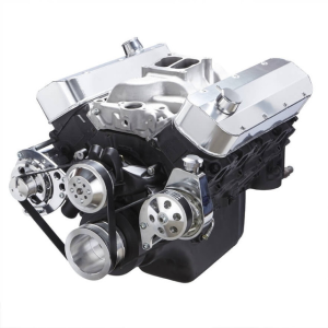 CVF Chevy Big Block Serpentine Serpentine Conversion Kit with Power Steering, Long Water Pump - Polished