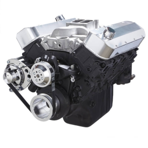 CVF Chevy Big Block Serpentine Serpentine Conversion Kit with Alternator Only Brackets, For Long Water Pump - Polished