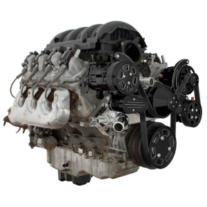 CVF Racing - CVF Chevy LT1 Gen V Serpentine System with AC, Power Steering & Alternator - Black Diamond (All Inclusive) - Image 3