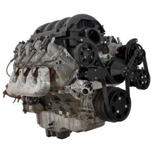 CVF Racing - CVF Chevy LT1 Gen V Serpentine System with Power Steering & Alternator - Black (All Inclusive) - Image 3