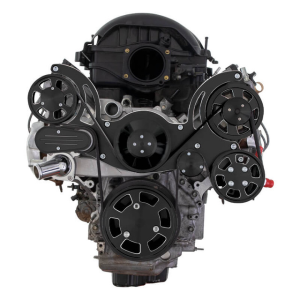 CVF Racing - CVF Chevy LT1 Gen V Serpentine System with Power Steering & Alternator - Black Diamond (All Inclusive) - Image 2