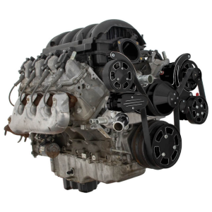 CVF Racing - CVF Chevy LT1 Gen V Serpentine System with Power Steering & Alternator - Black Diamond (All Inclusive) - Image 3
