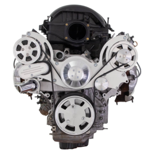 CVF Racing - CVF Chevy LT1 Gen V Serpentine System with AC & Alternator - Polished (All Inclusive) - Image 2