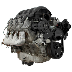 CVF Racing - CVF Chevy LT1 Gen V Serpentine System with AC & Alternator - Black (All Inclusive) - Image 3