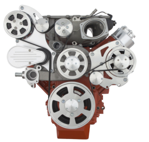 CVF Racing - CVF Chevy LSA / LS9 Serpentine System with AC & Alternator - Polished (All Inclusive) - Image 2