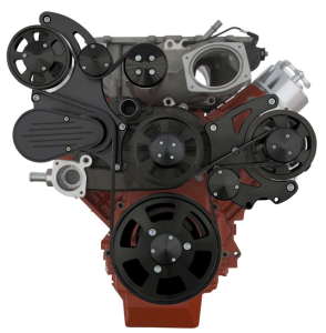 CVF Racing - CVF Chevy LSA / LS9 Serpentine System with Alternator - Black (All Inclusive) - Image 2