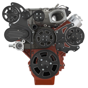 CVF Racing - CVF Chevy LSA / LS9 Serpentine System with Alternator - Black Diamond (All Inclusive) - Image 2