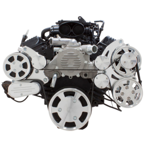 CVF Racing - CVF Chevy LT1 Gen II Serpentine System with AC, Power Steering & Alternator - Polished (All Inclusive) - Image 2