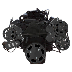 CVF Racing - CVF Chevy LT1 Gen II Serpentine System with Power Steering & Alternator - Black Diamond (All Inclusive) - Image 2