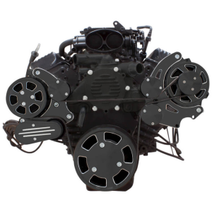 CVF Racing - CVF Chevy LT1 Gen II Serpentine System with AC & Alternator - Black Diamond (All Inclusive) - Image 2