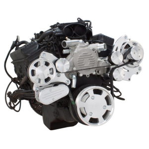 CVF Racing - CVF Chevy LT1 Gen II Serpentine System with Alternator Only - Polished (All Inclusive) - Image 3