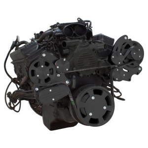 CVF Racing - CVF Chevy LT1 Gen II Serpentine System with Alternator Only - Black (All Inclusive) - Image 3