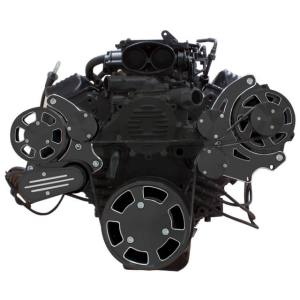 CVF Racing - CVF Chevy LT1 Gen II Serpentine System with Alternator Only - Black Diamond (All Inclusive) - Image 2