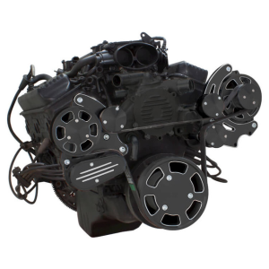 CVF Racing - CVF Chevy LT1 Gen II Serpentine System with Alternator Only - Black Diamond (All Inclusive) - Image 3