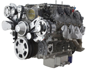 CVF Chevy LT4 Gen V Serpentine System with Alternator Only - Polished (All Inclusive)
