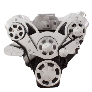 CVF Racing - CVF Chevy BBC Gen VI Serpentine System with AC & Alternator - Polished (All Inclusive) - Image 2