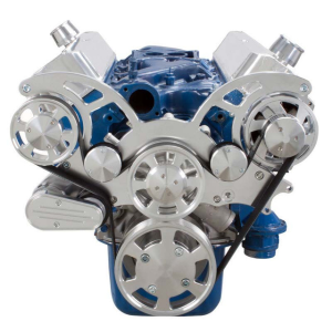 CVF Racing - CVF Ford SBF 289, 302 & 351W Serpentine System with AC & Alternator - Polished (All Inclusive) - Image 2