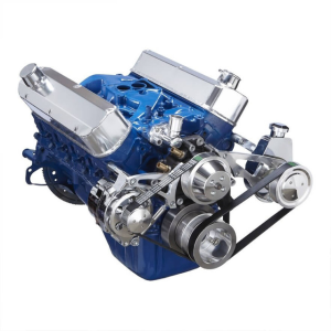 CVF Racing - CVF Ford SBF 289, 302 & 351W Serpentine Conversion with Alternator & Power Steering - Polished - Image 3