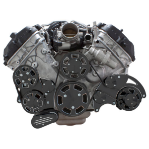 CVF Racing - CVF Ford Coyote 5.0L Serpentine System with Alternator & Power Steering, High Flow Water Pump - Black Diamond (All Inclusive) - Image 2