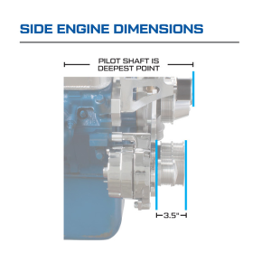 CVF Racing - CVF SBF 5.0L & 5.8L Serpentine Conversion System with Alternator, Power Steering & A/C Brackets, For High Flow Water Pump - Polished - Image 4