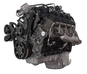 CVF Ford 7.3L Godzilla Serpentine System with Alternator Only For High Flow Water Pump - Black (All Inclusive)