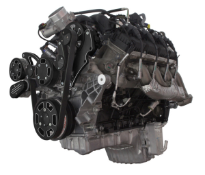 CVF Ford 7.3L Godzilla Serpentine System with Alternator Only For High Flow Water Pump - Black Diamond (All Inclusive)