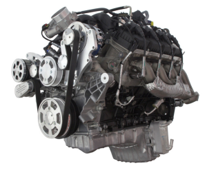 CVF Ford 7.3L Godzilla Serpentine System with AC, Alternator For High Flow Water Pump - Polished (All Inclusive)